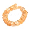 Heated Natural Citrine(Heated) Beads Strands G-F836-B08-01-4