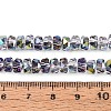 Electroplate Transparent Glass Beads Strands EGLA-N022-05B-C13-4