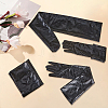 Imitation Leather Long Gloves & Stockings Sets AJEW-CL0002-99B-7