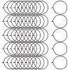 50Pcs 304 Stainless Steel Hoop Earrings EJEW-HS0001-12C-1