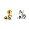 316L Surgical Stainless Steel & G23 Titanium Crystal Rhinestone Labrets for Women Men WG3A239-42-1