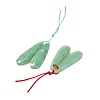 Natural Green Aventurine Pendants G-R437-01A-01-2