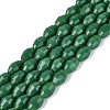Opaque Solid Color Glass Beads Strands GLAA-N071-01A-C08-1