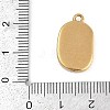 304 Stainless Steel Enamel Pendants STAS-I325-038G-3