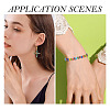 17 Strands 17 Colors Electroplate Glass Beads Strands EGLA-TA0013-43-8