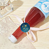 Brass Wax Seal Stamp with Wood Handle AJEW-WH0412-0323-5
