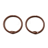 Spray Painted Iron Hinged Binder Rings IFIN-P040-01A-2