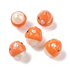 Natural Pearl with Cubic Zirconia Enamel Beads PEAR-G014-02B-1