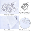 A4 Non-woven Fabrics Water-soluble Embroidery Aid Drawing Sketch DIY-WH0541-001-5