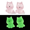 Luminous Resin Cute Little Dog Ornaments RESI-R459-02C-1