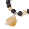 Natural Gemstone Beaded Bracelets for Women BJEW-JB11476-4