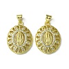 Brass Micro Pave Cubic Zirconia Pendants KK-H472-53J-G-1