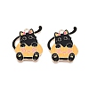 Halloween Theme Alloy Enamel Pendants PALLOY-N176-33-RS-1