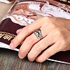 Brass Cuff Open Rings WG9B606-01-4