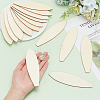 WADORN 20Pcs Unfinished Wooden Cutouts DIY-WR0003-66-3