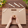 Portable Clay Wedging Board with Built-in Handle DIY-WH0430-679-3