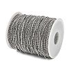 Tarnish Resistant 201 Stainless Steel Ball Chainswith Spool CHS-R008-26-100m-4