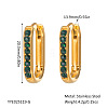 Elegant Stainless Steel Oval Hoop Earrings UE0817-1-1