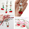 30Pcs 5 Styles Transparent Acrylic & Resin Pendants OHAR-SC0001-15-7