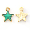 Alloy Enamel Charms ENAM-S121-024C-1