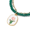 Natural Malaysia Jade Multi-strand Bracelets BJEW-JB12439-02-3