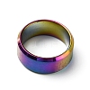 Titanium Steel Wide Band Finger Rings for Women Men RJEW-WH0009-13A-M-2