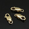 Yellow Gold Filled Lobster Claw Clasps X-KK-G162-4x10x2mm-2-1