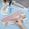 25Pcs Rectangle Paper Manuscript Name Plates DIY-WH0491-09B-3