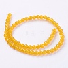 Natural Agate Beads Strands G-G583-6mm-04-2