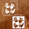 PET Hollow Out Drawing Painting Stencils DIY-WH0391-0433-2