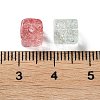 Transparent Crackle Glass Beads GLAA-B015-13-3