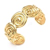 Conch 304 Stainless Steel Cuff Bangles BJEW-B158-02G-2