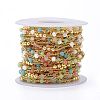 Handmade Brass Curb Chains CHC-I035-02G-02-4
