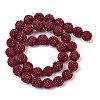 Dyed Synthetic Coral Carved Beads Strands GG-CBA1CDD-04A-3