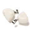 Natural White Jade Pendants G-Z067-02P-11-3