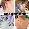 10Pcs 5 Colors Alloy Rhinestone Pendants FIND-YW0011-54-6