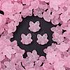 Frosted Transparent Acrylic Beads X1-OACR-P029-18B-01-1