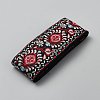 Ethnic Style Floral Pattern Embroidery Polyester Ribbons OCOR-XCP0003-16E-2
