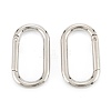 Zinc Alloy Spring Gate Rings PALLOY-L233-07A-P-2
