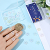 30Pcs 6 Colors Acrylic Ear Nuts FIND-SC0001-18-3