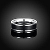 Fashionable 316L Titanium Steel Wide Band Rings for Men RJEW-BB07090-10-2