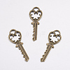 Alloy Key Pendants X-EA10901Y-AB-1