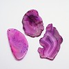 Nuggets Natural Agate Pendants G-L418-02-2