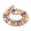 Natural Striped Agate/Banded Agate Bead Strands G-K155-A-10mm-13-4