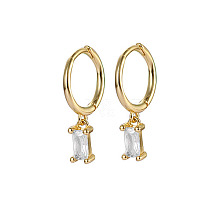 Real 18K Gold Plated 925 Sterling Silver Dangle Hoop Earrings for Women SY2365-8