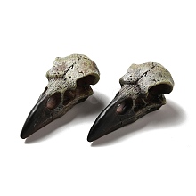 Crow Raven Bird Skull Resin Home Display Decoration RESI-A018-01A