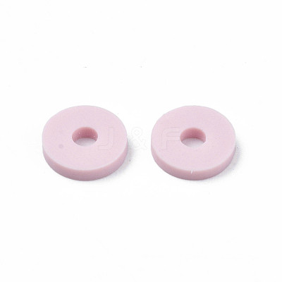 Handmade Polymer Clay Beads Strands CLAY-R089-6mm-049-1