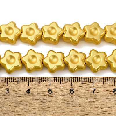 Electroplate Glass Beads Strands EGLA-H109-13-1