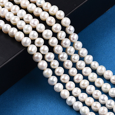 Natural Cultured Freshwater Pearl Beads Strands PEAR-N013-05E-1