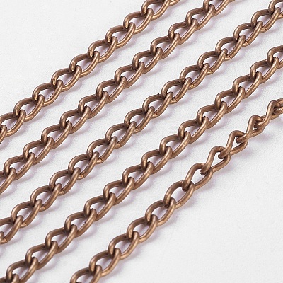 Iron Twisted Chains Curb Chains CHS003Y-R-1